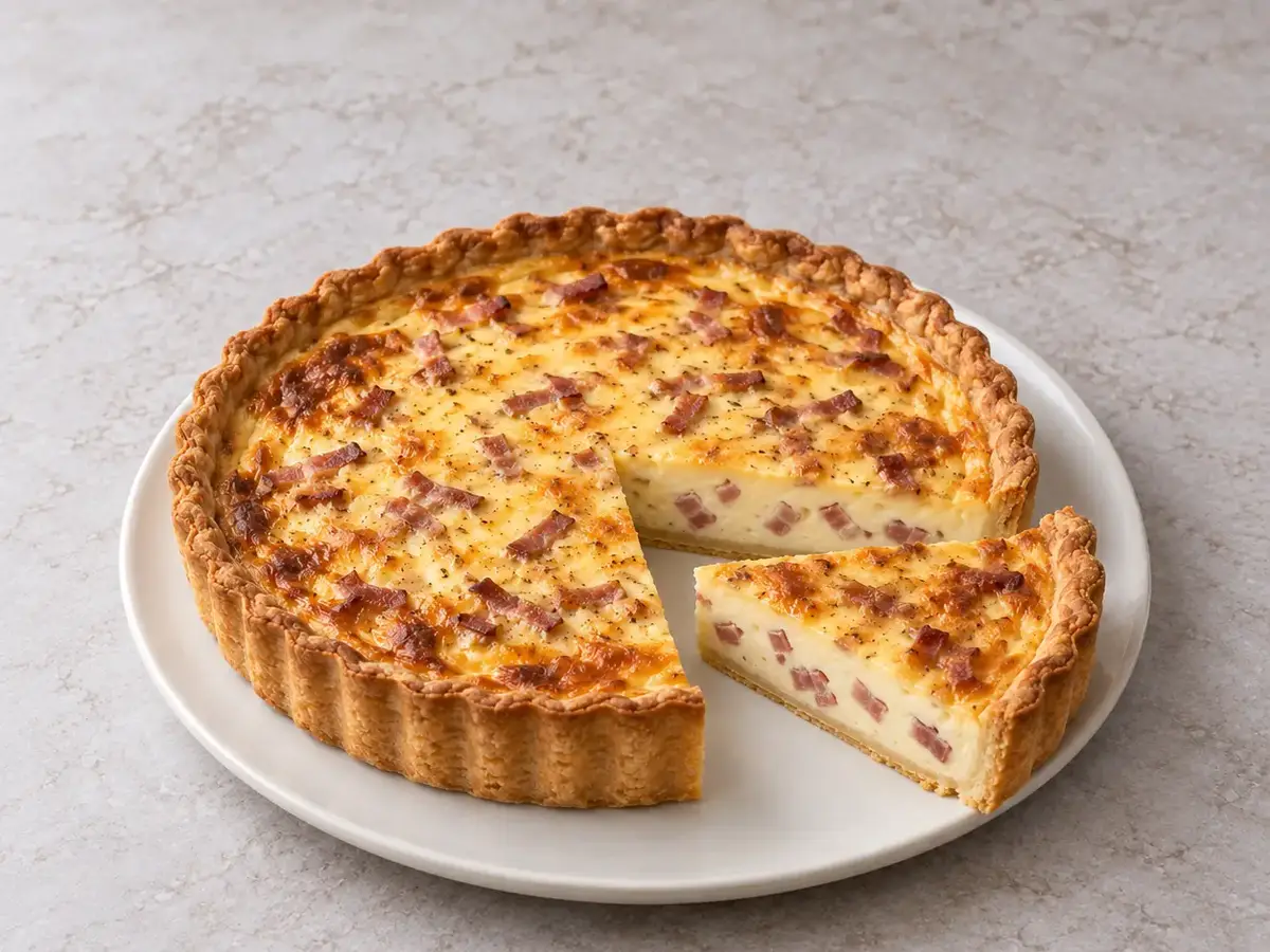 Quiche Lorraine – French Bacon Tart with a Creamy Filling