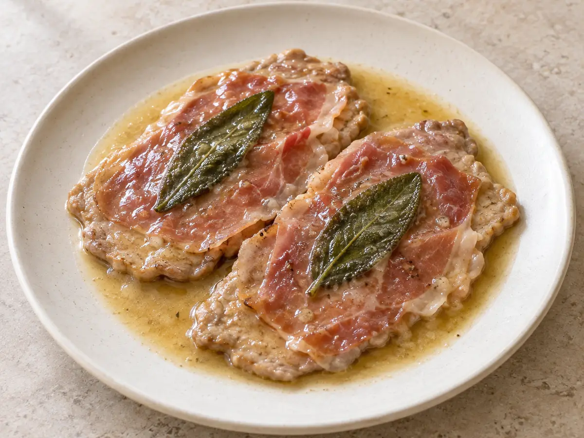 Saltimbocca alla Romana — Tender Veal with Ham and Sage