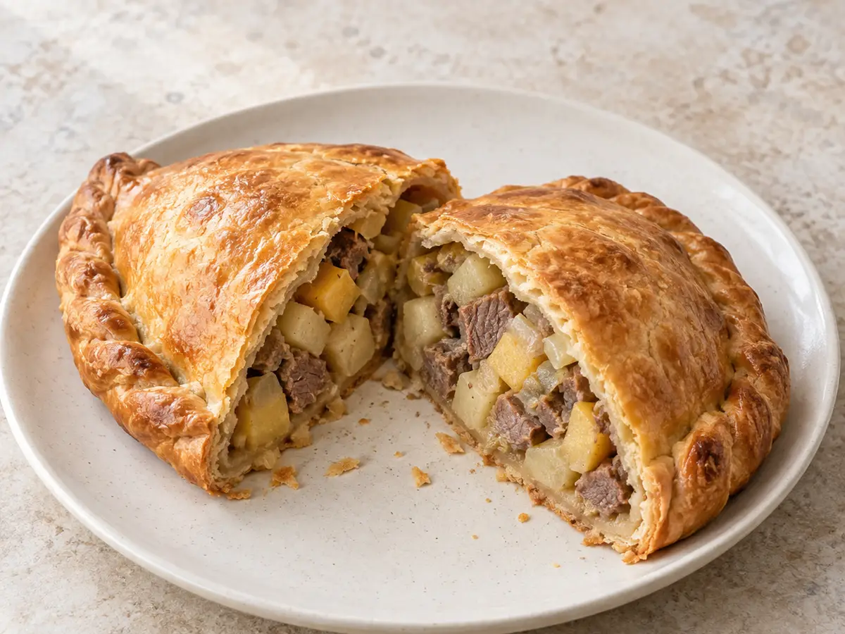 Cornish Pasties — Shortcrust Pies with Beef, Potatoes and Rutabaga