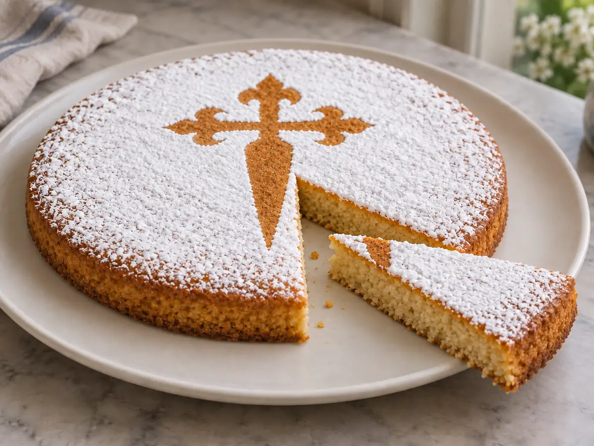 Tarta de Santiago — Galicische amandelcake