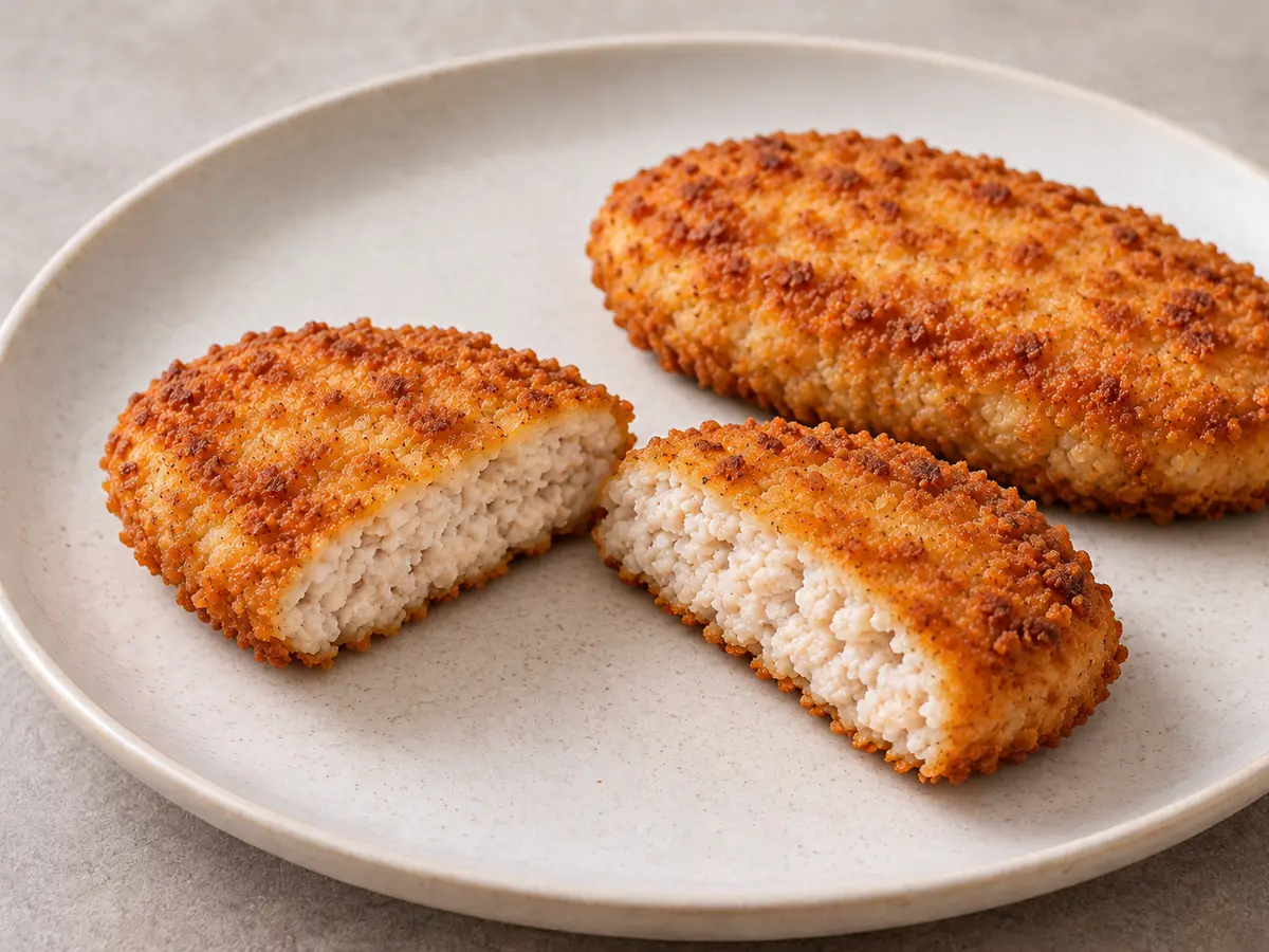 Crispy Chicken Cutlets with Butter