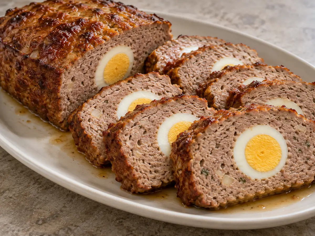 Meatloaf with Egg