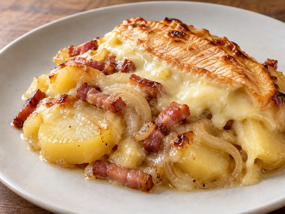Tartiflette with Potatoes, Bacon and Reblochon