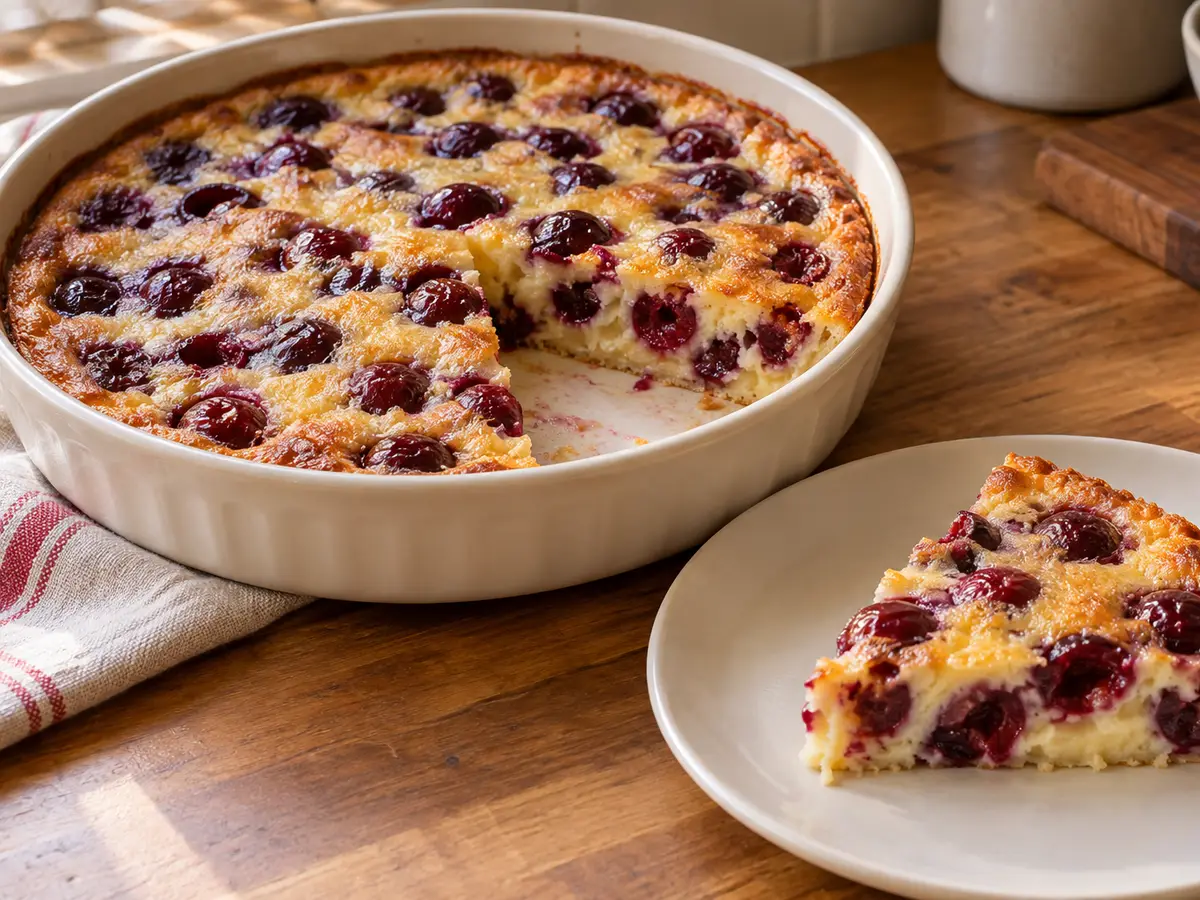 Sweet Cherry Clafoutis
