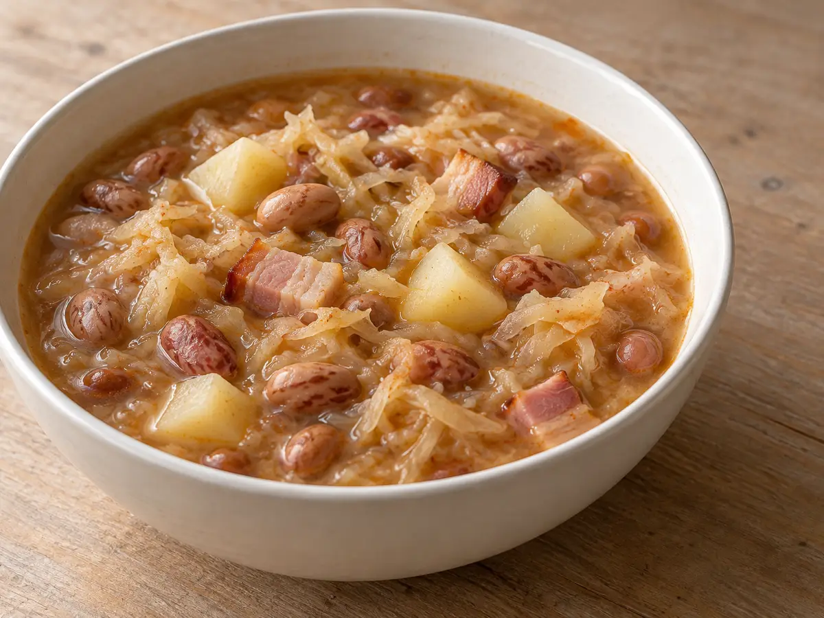 Jota — Slovenian Sauerkraut, Bean and Potato Soup