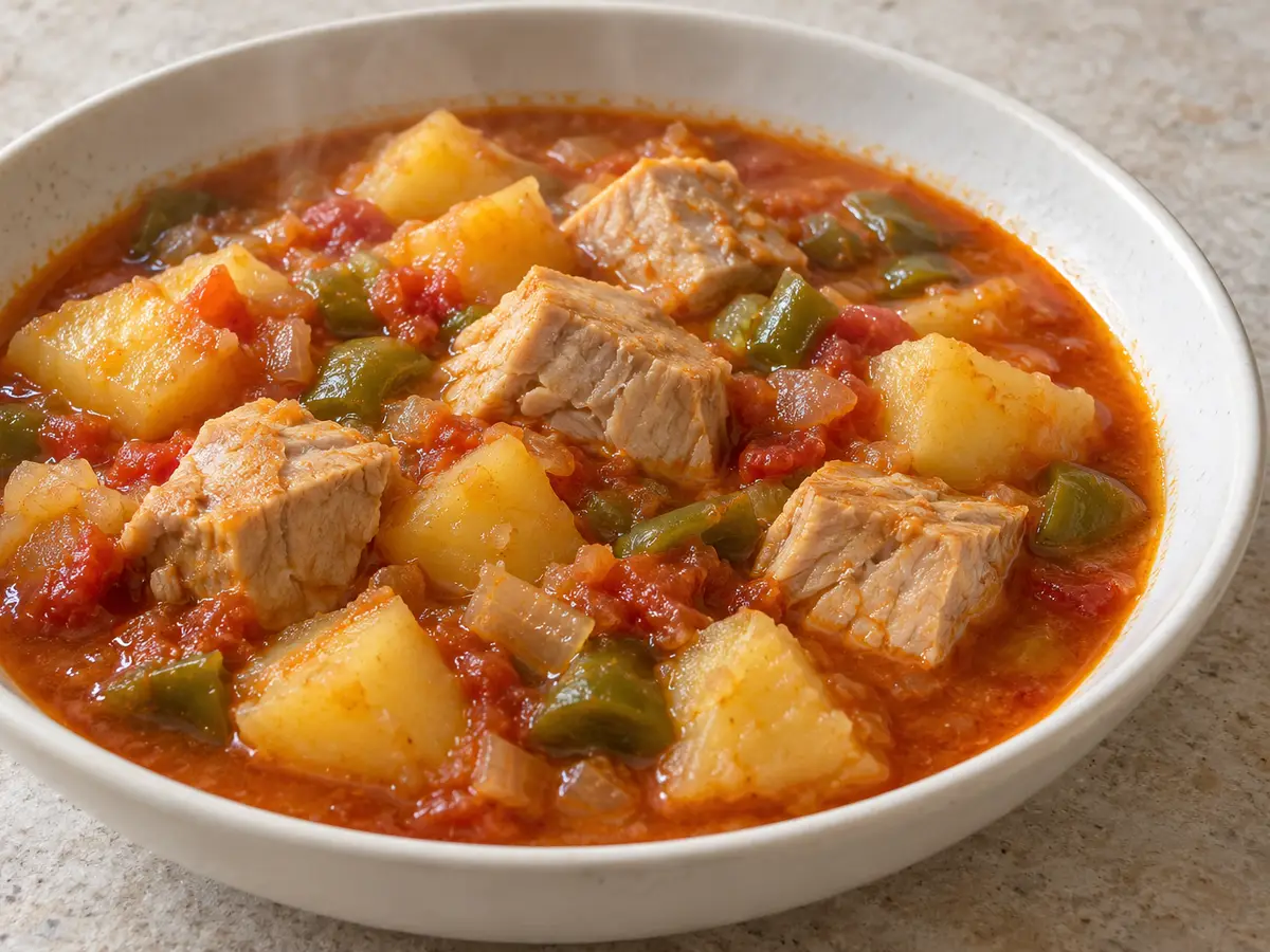 Marmitako — stufato basco di tonno e patate