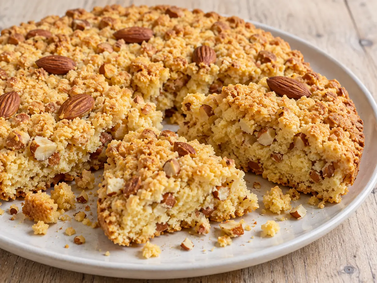 Sbrisolona — Italian Crumbly Almond and Corn Flour Cake