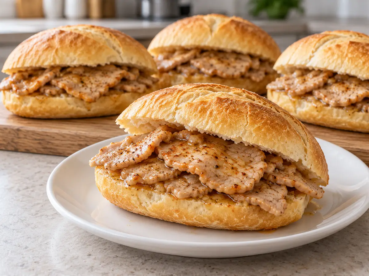 Bifana — Portuguese Roll with Juicy Pork