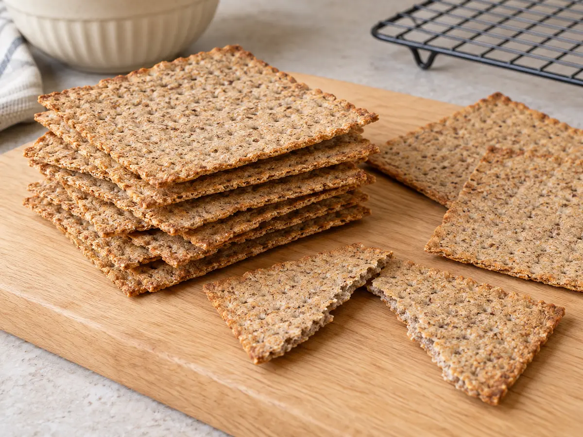 Knäckebröd — schwedisches Roggenknäckebrot