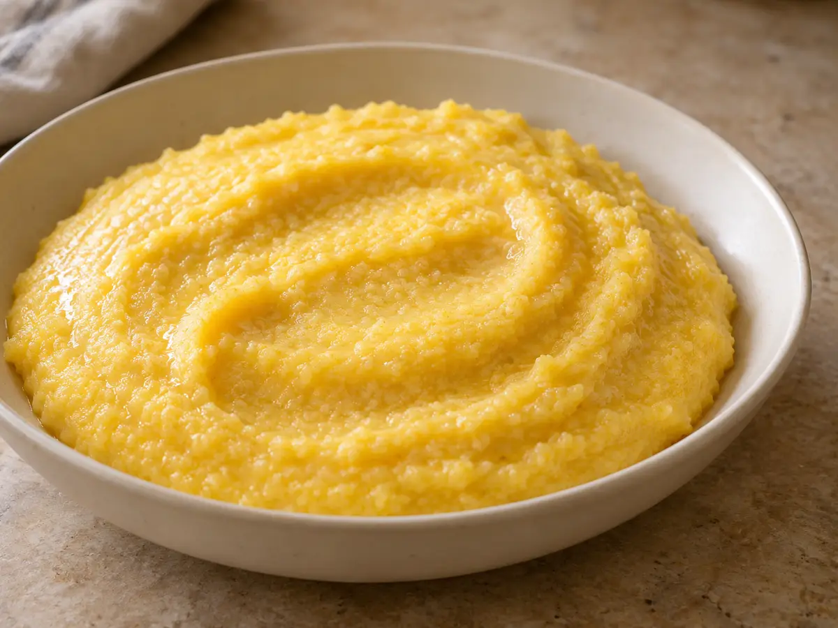 Creamy Polenta with Butter and Parmesan