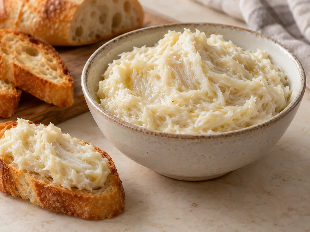 Brandade de morue — kremowa pasta z solonego dorsza i oliwy