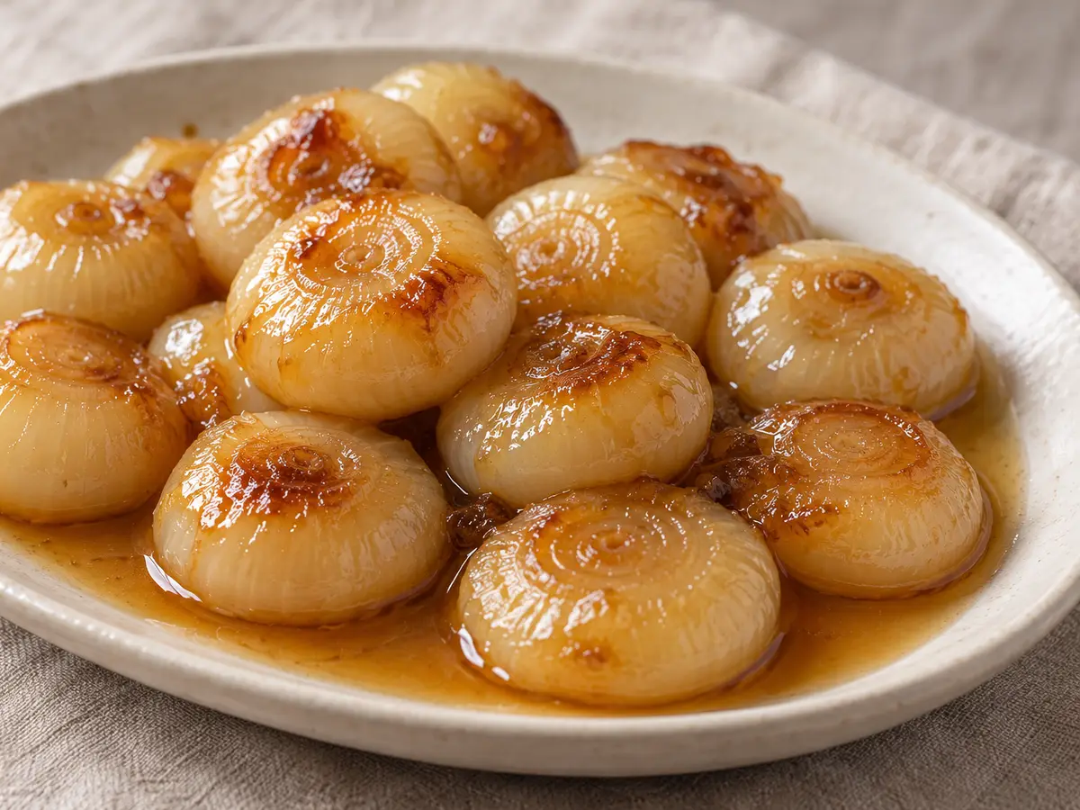 Cipolle in agrodolce — cipolline con glassa agrodolce