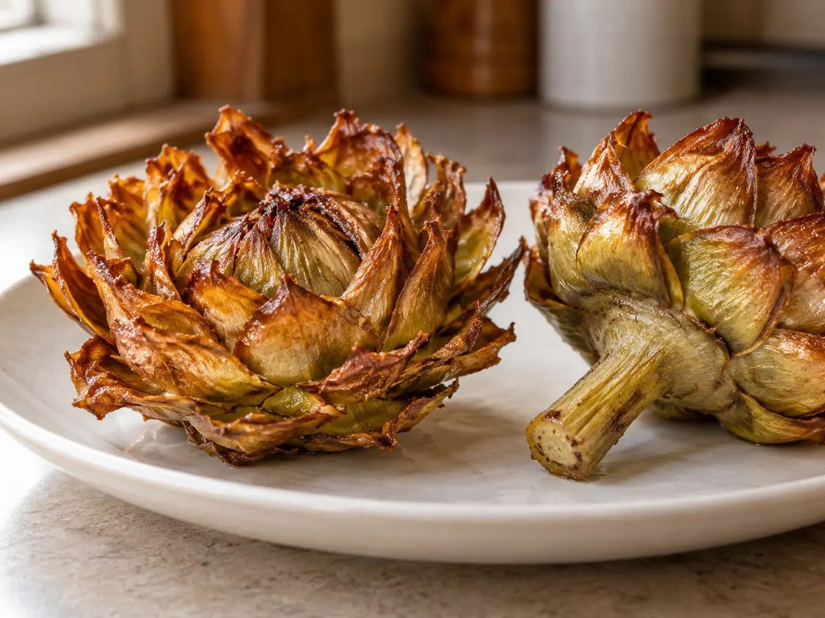 Carciofi alla giudia — fritti interi e croccanti