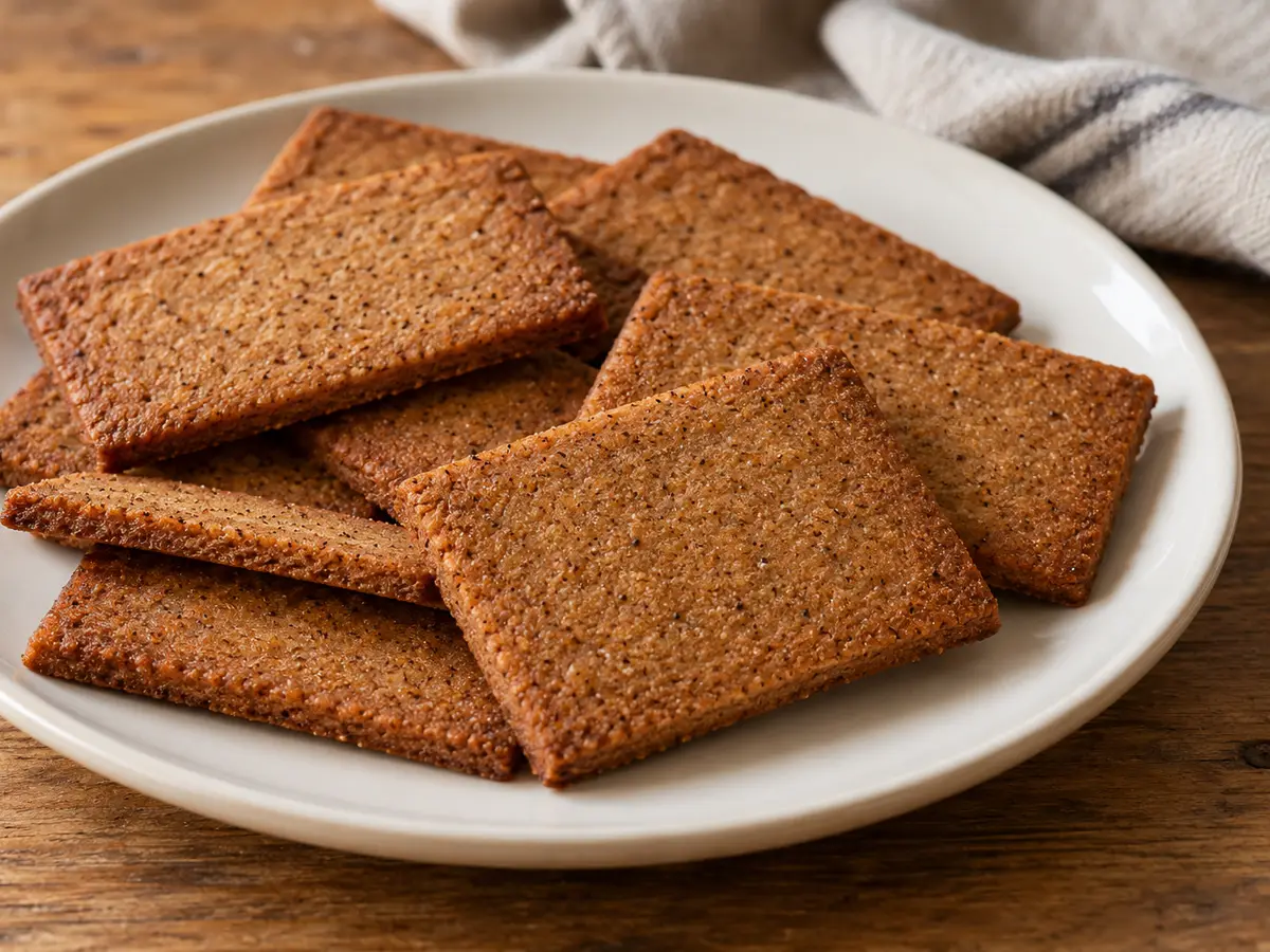 Speculaas — knapperige Hollandse kruidenkoekjes met bruine suiker