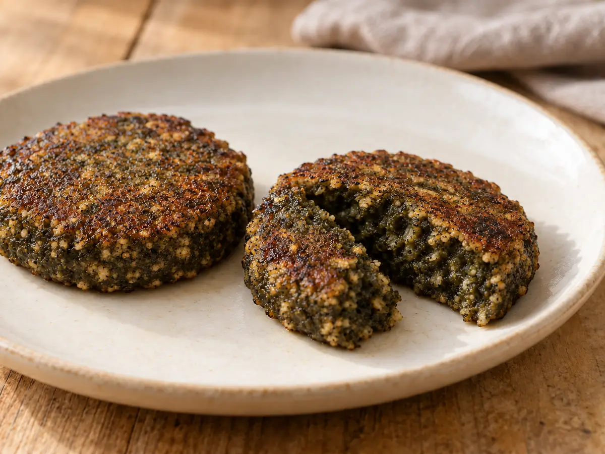 Laverbread cakes — frittelle gallesi di alghe cotte e avena