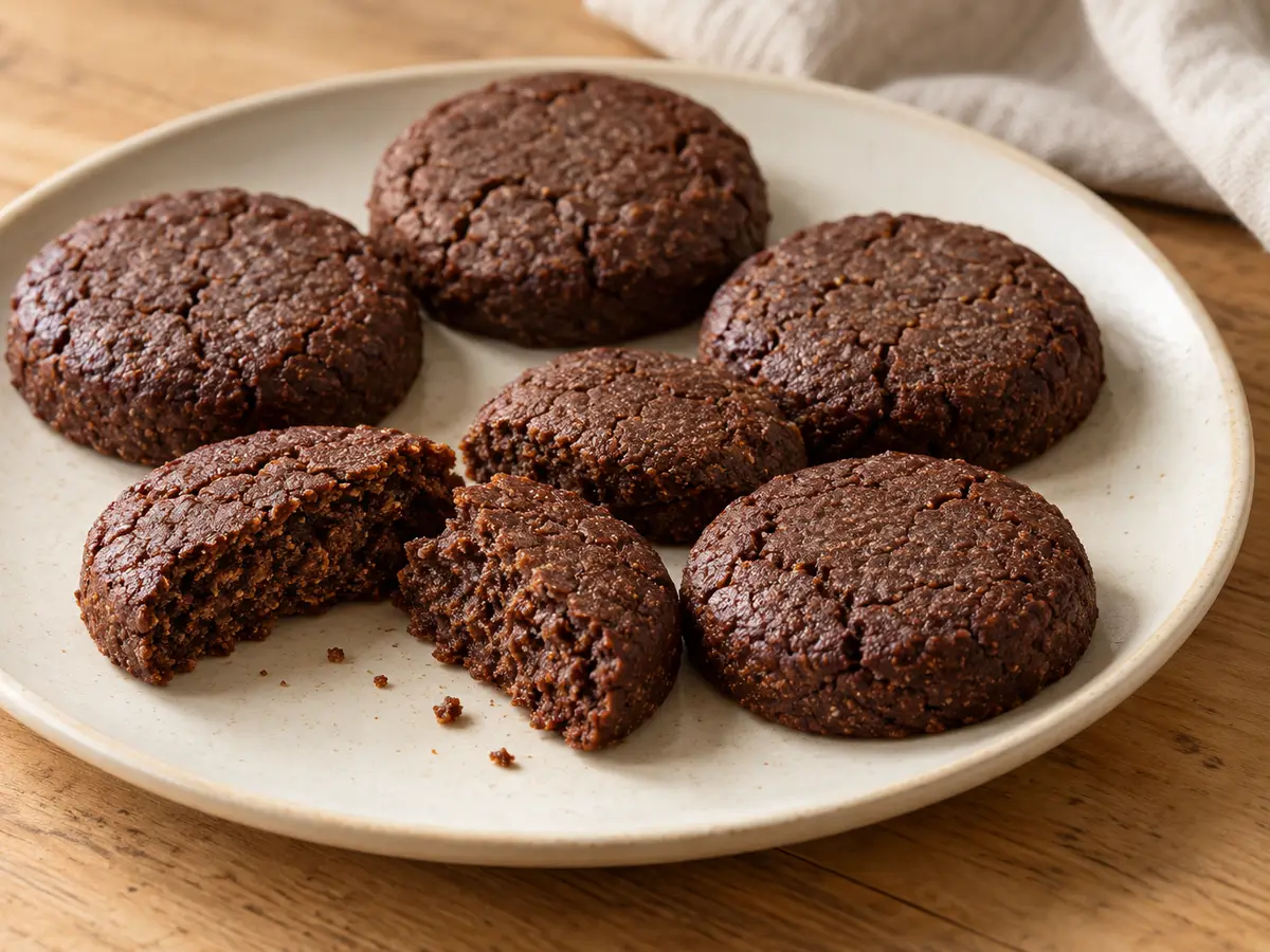 Basler Brunsli — spiced almond and chocolate cookies