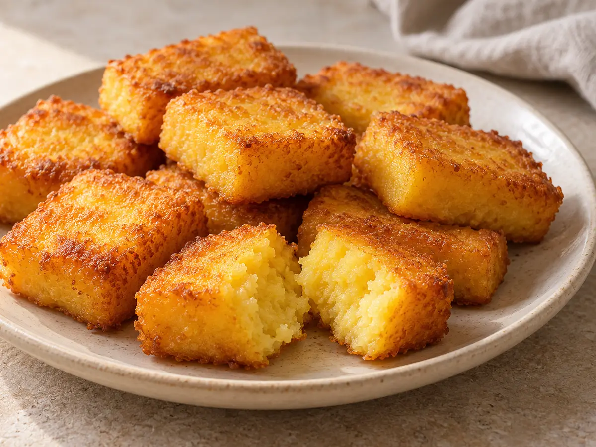 Milho frito — cubetti di mais fritti di Madeira