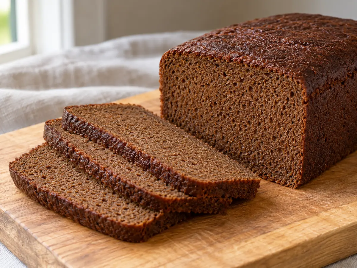 Rúgbrauð — dunkles isländisches Roggenbrot