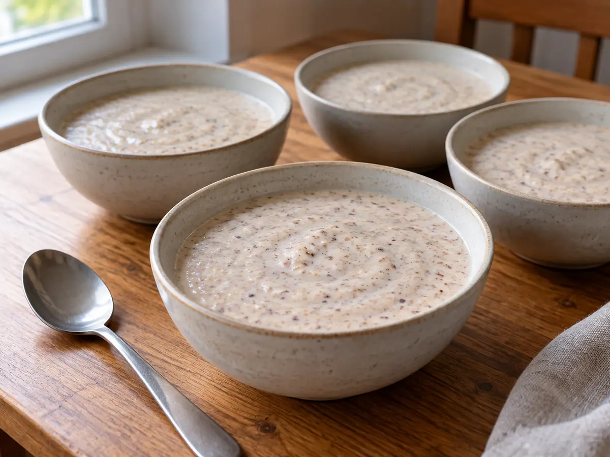 Kama con kefir — colazione estone veloce