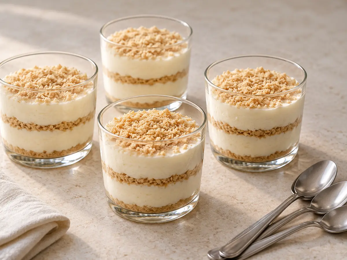 Serradura — dessert portoghese con crema e biscotti Maria