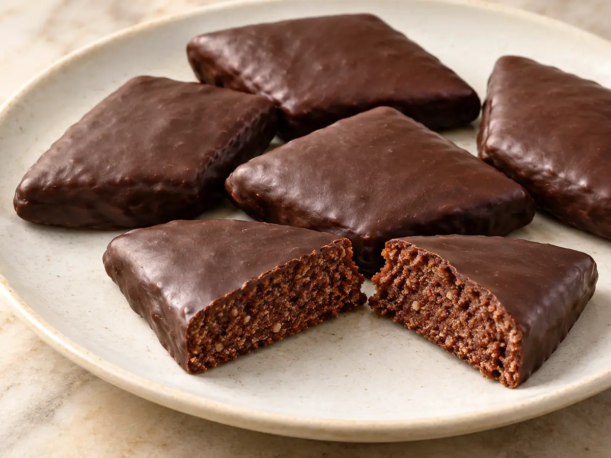 Mostaccioli napoletani — rombi speziati al cioccolato fondente
