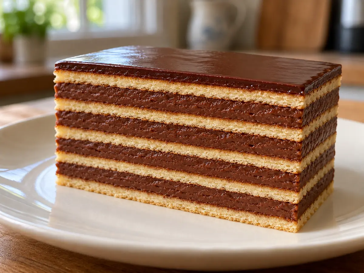 Mađarica – Croatian chocolate layer cake