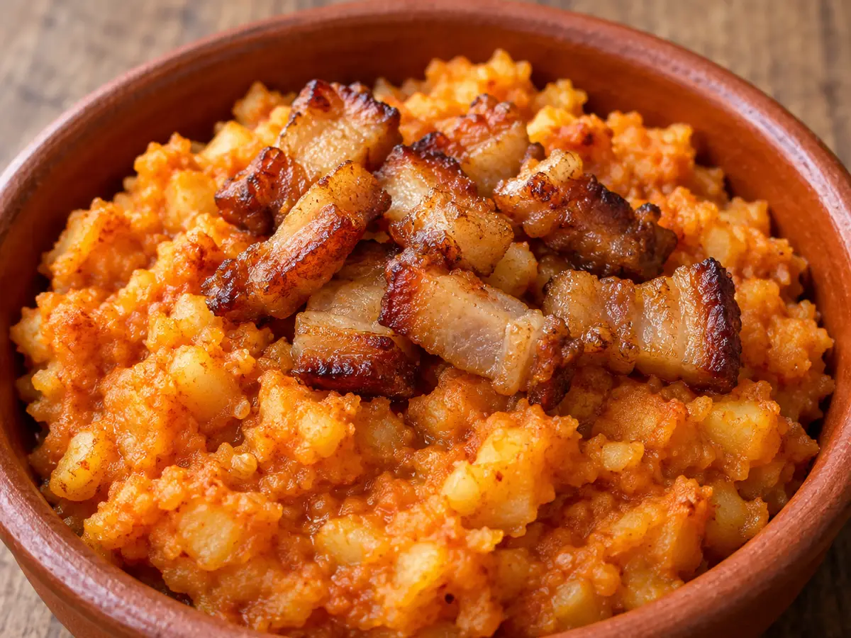 Patatas revolconas — paprika-aardappelen met krokant buikspek