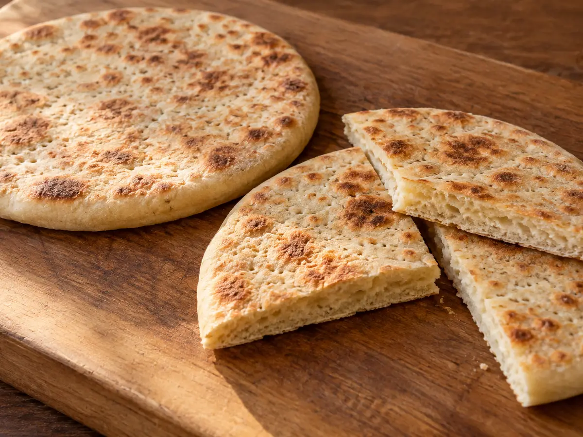 Torta al testo – pane umbro in padella con macchie dorate