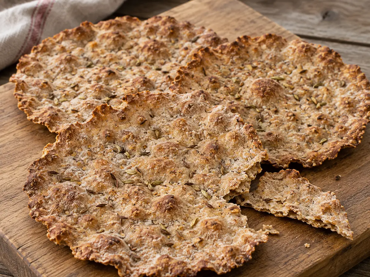 Schüttelbrot – sottili pani croccanti di segale con carvi e finocchio