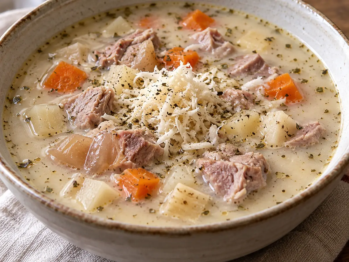 Klachlsuppe – varkensschenkelsoep uit Stiermarken