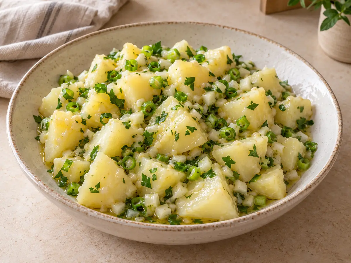 Papas aliñadas – tapa di patate di Cadice