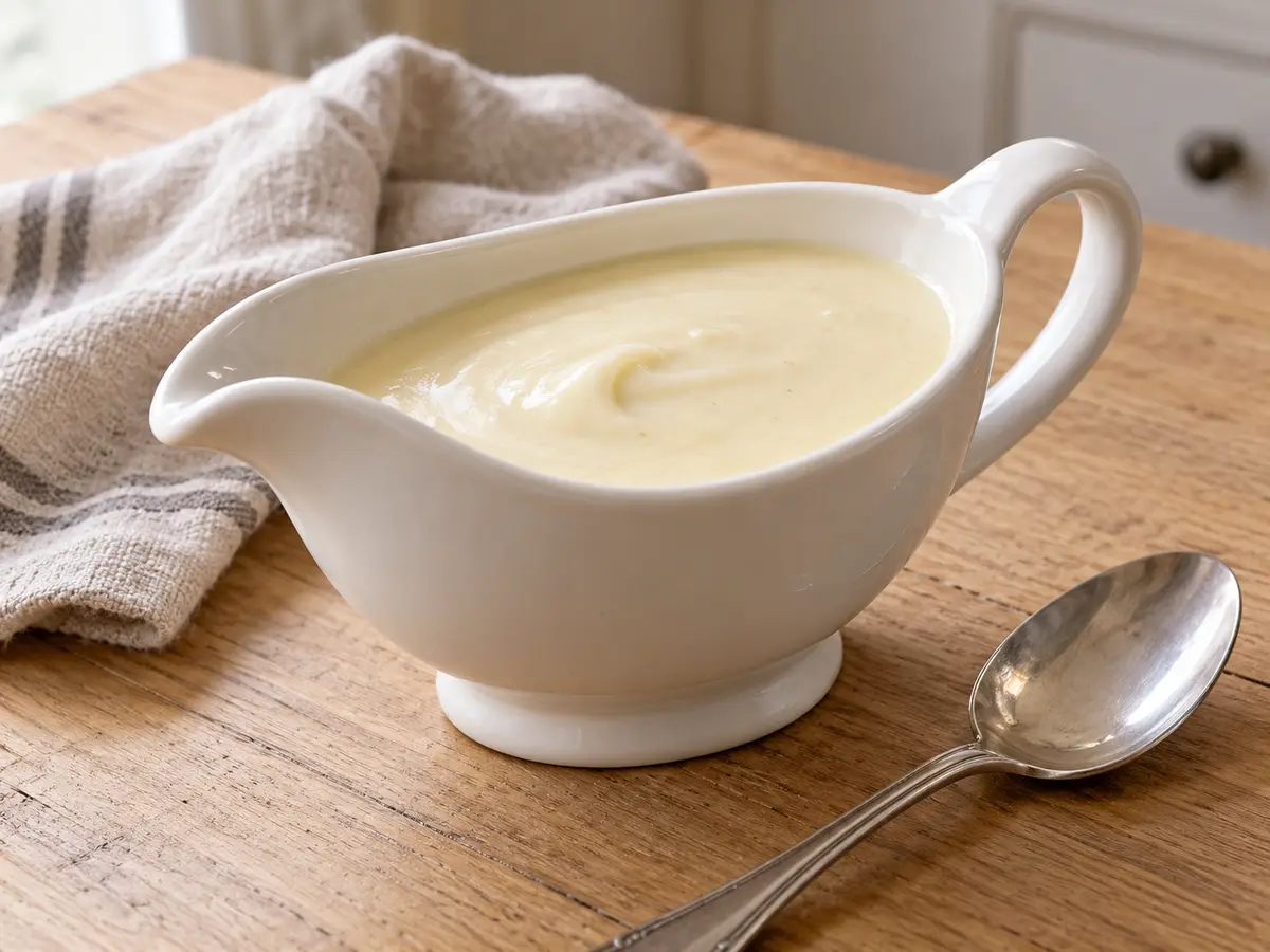 Salsa Soubise con besciamella