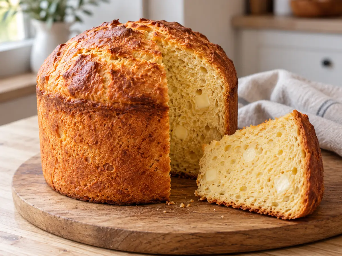 Crescia di Pasqua al formaggio – pane pasquale al formaggio