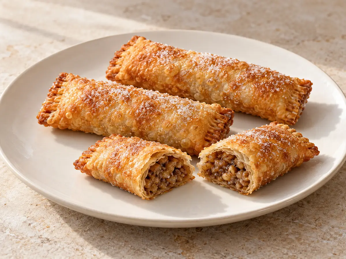 Casadielles – Asturian fried walnut and anise rolls