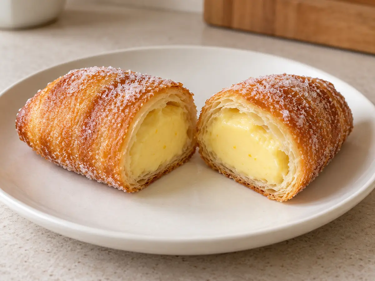 Xuixo – dolce fritto a strati con crema pasticcera