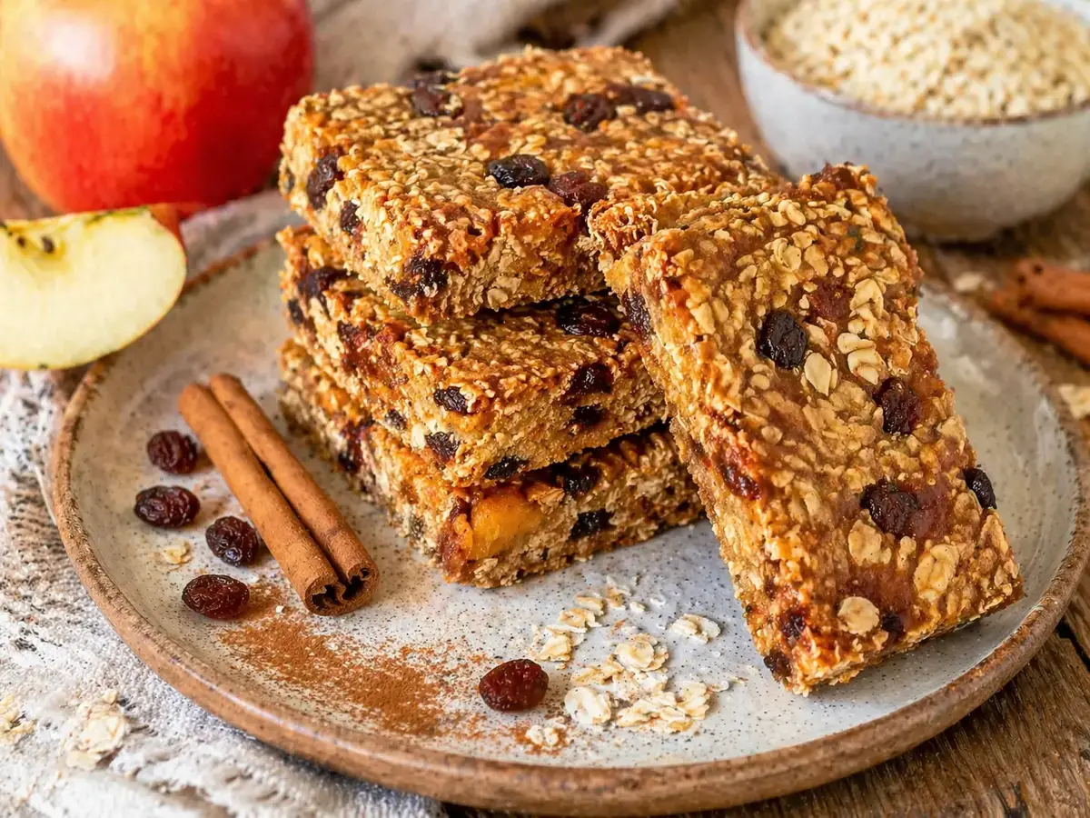 Apple Oat Bars