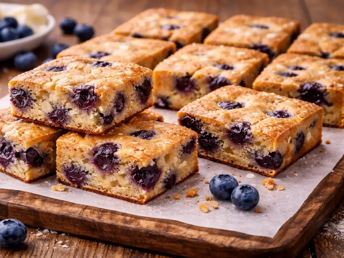 Blueberry Blondies