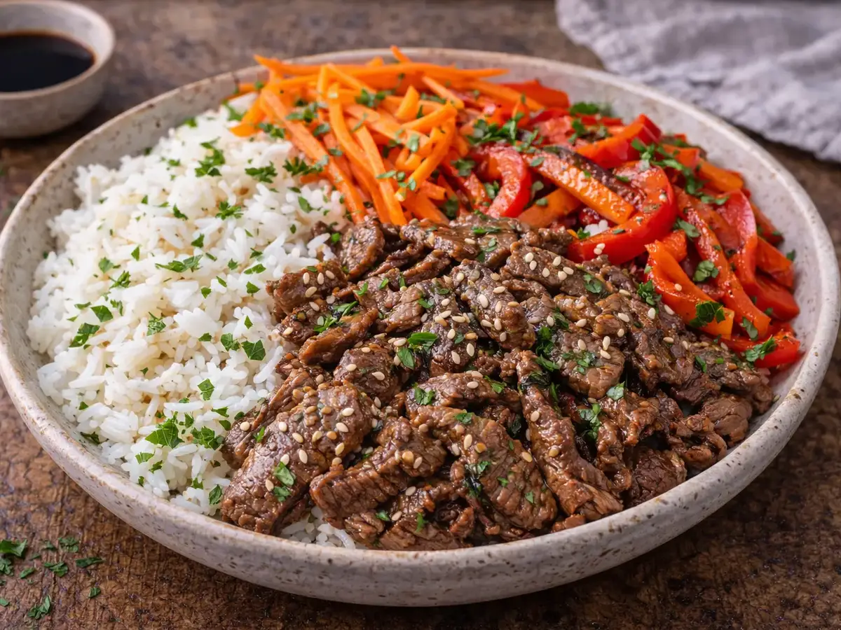 Beef and Rice Bowl
