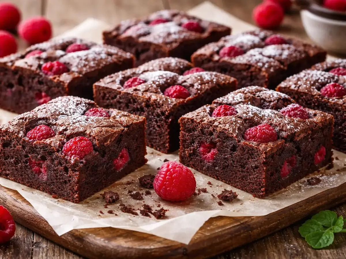 Raspberry Brownies