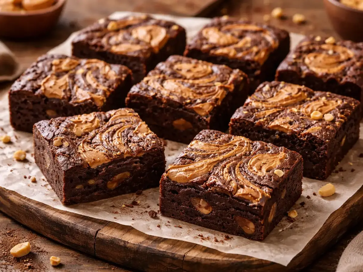 Peanut Butter Brownies