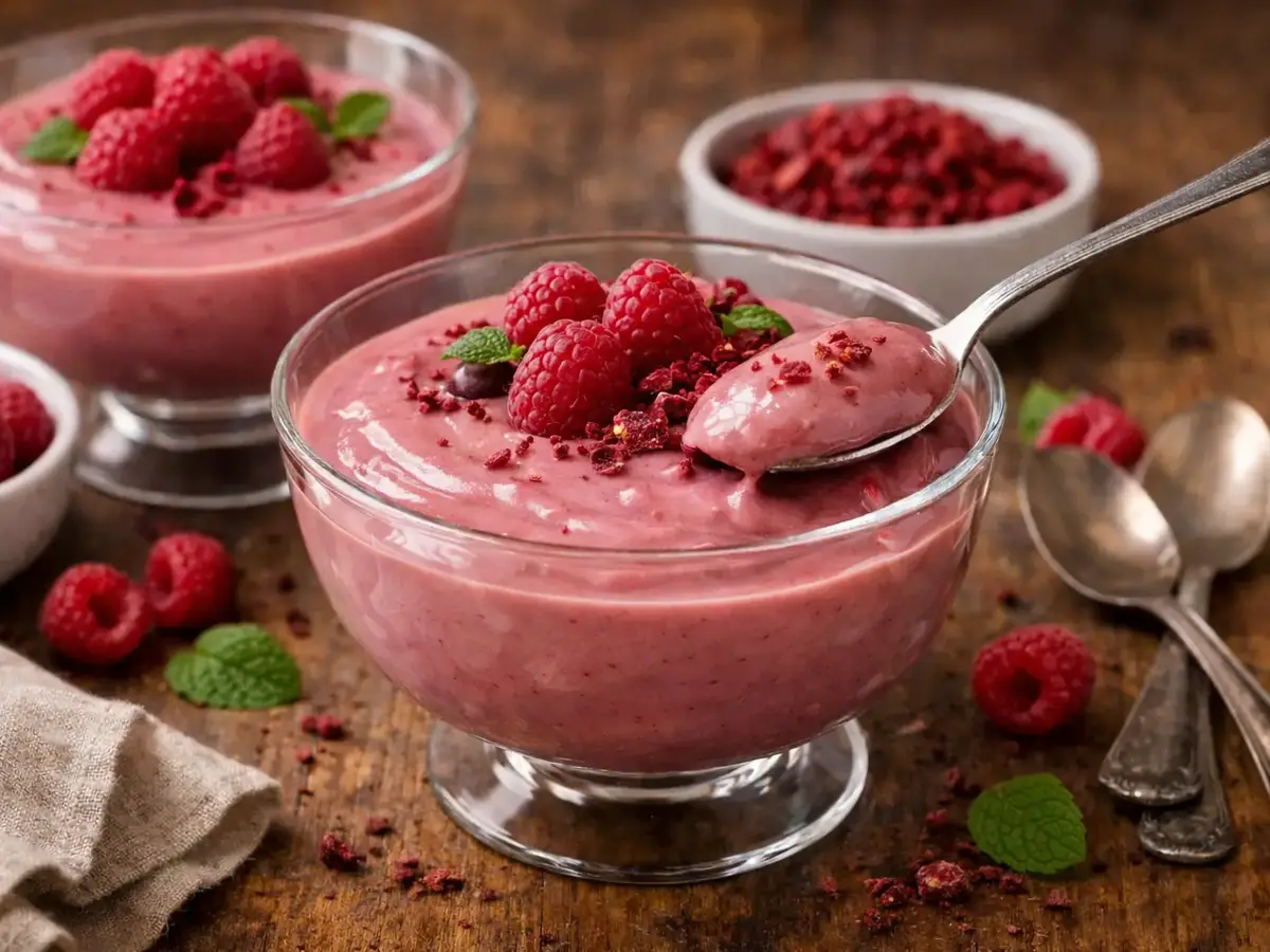 Raspberry Pudding