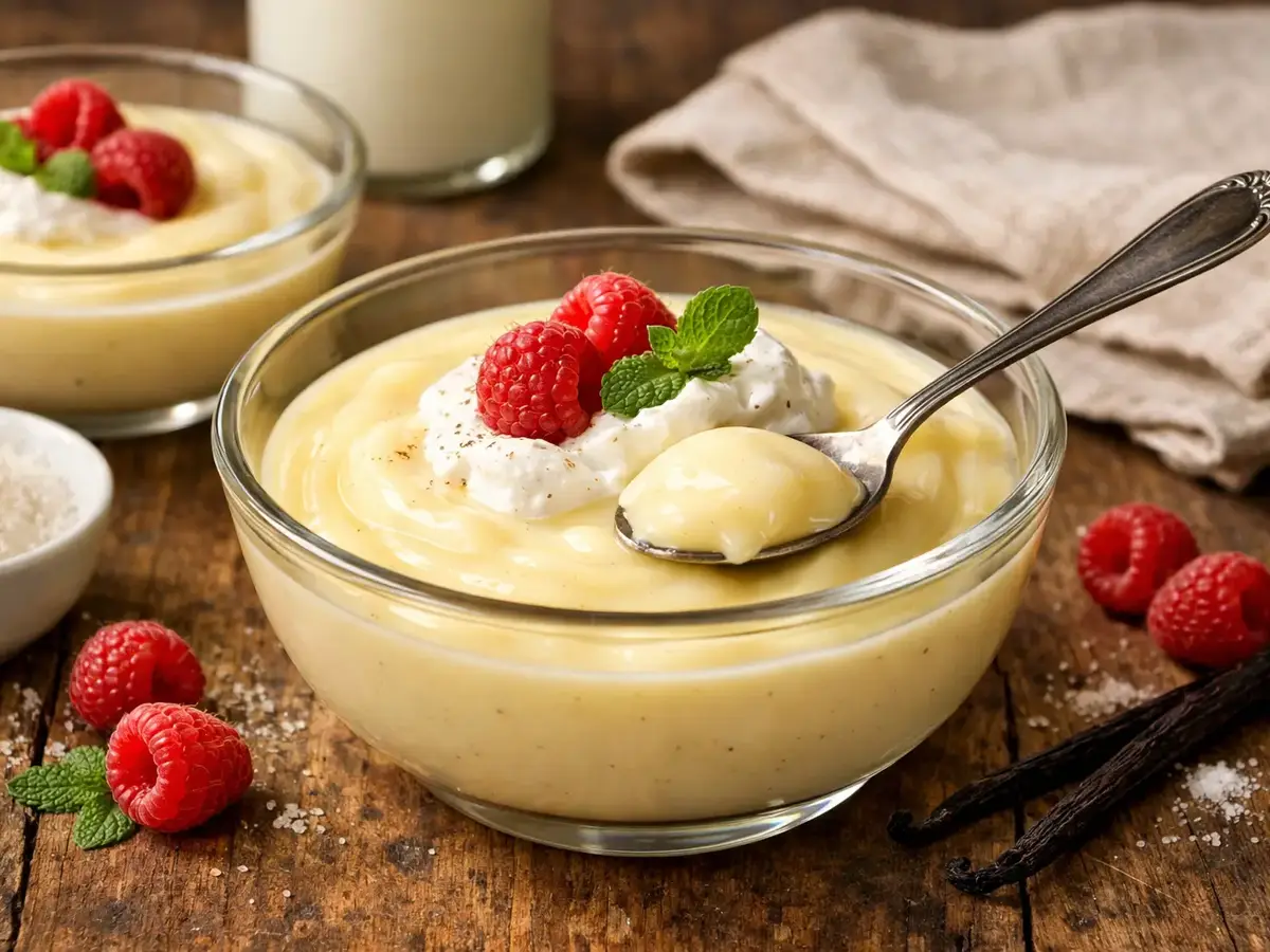 Homemade Vanilla Pudding