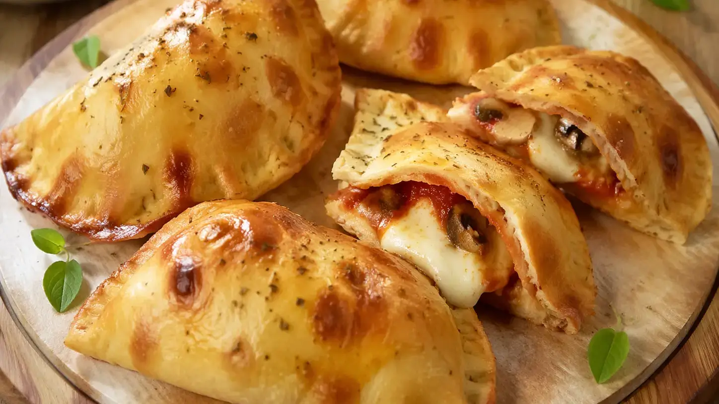 Mini calzone z mozzarellą
