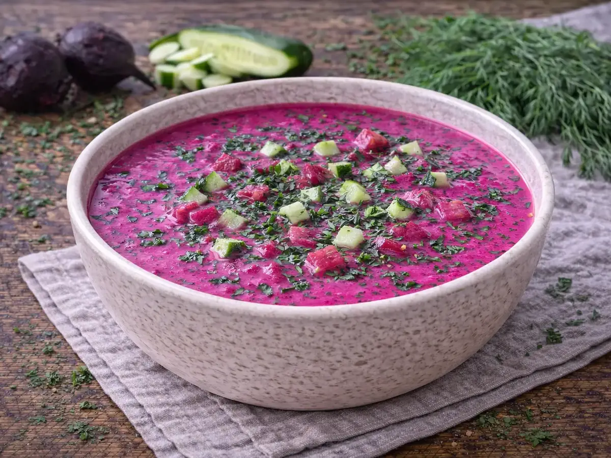 Chilled Roasted Beet Soup