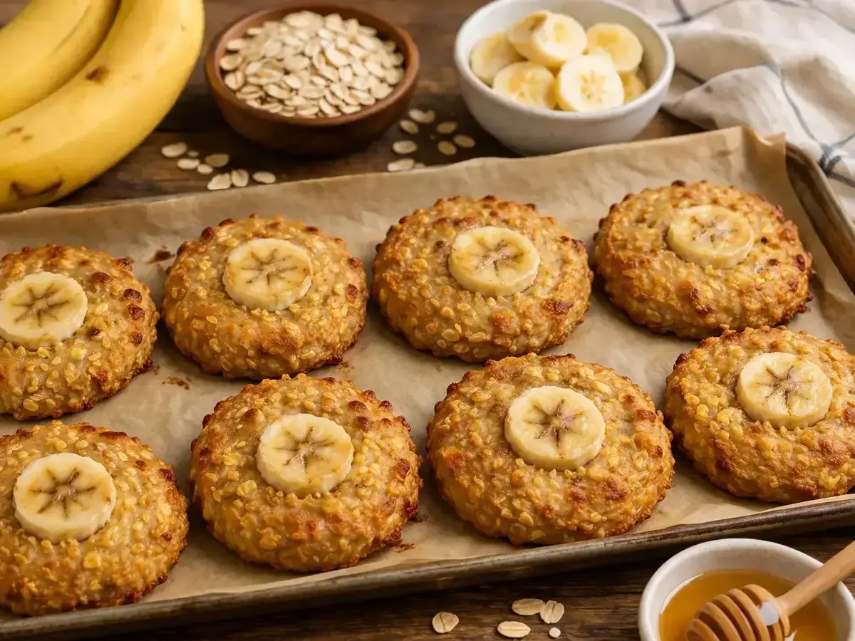 Oven-Baked Banana Pancakes