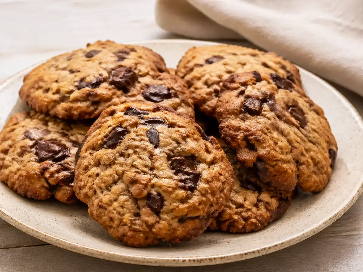 Oatmeal Cookies with Chocolate