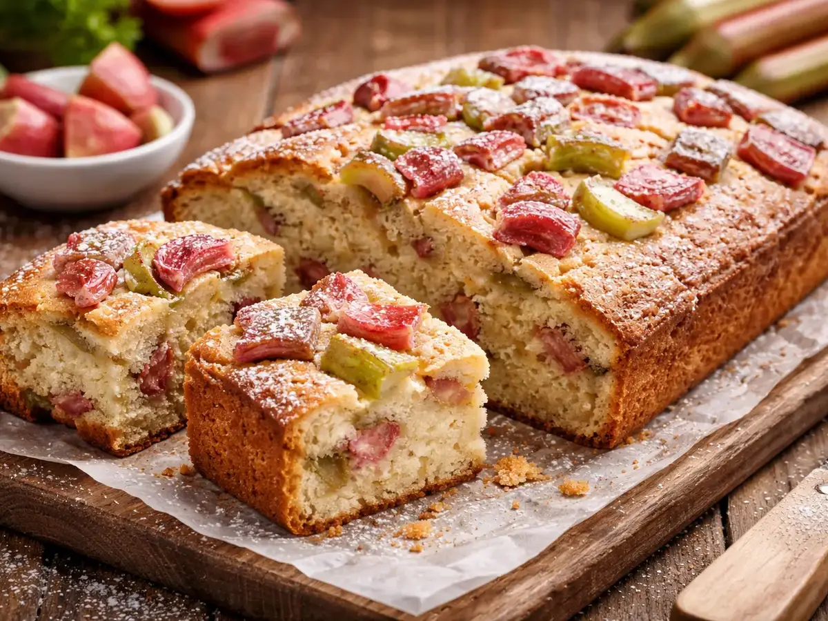 Rhubarb Cake