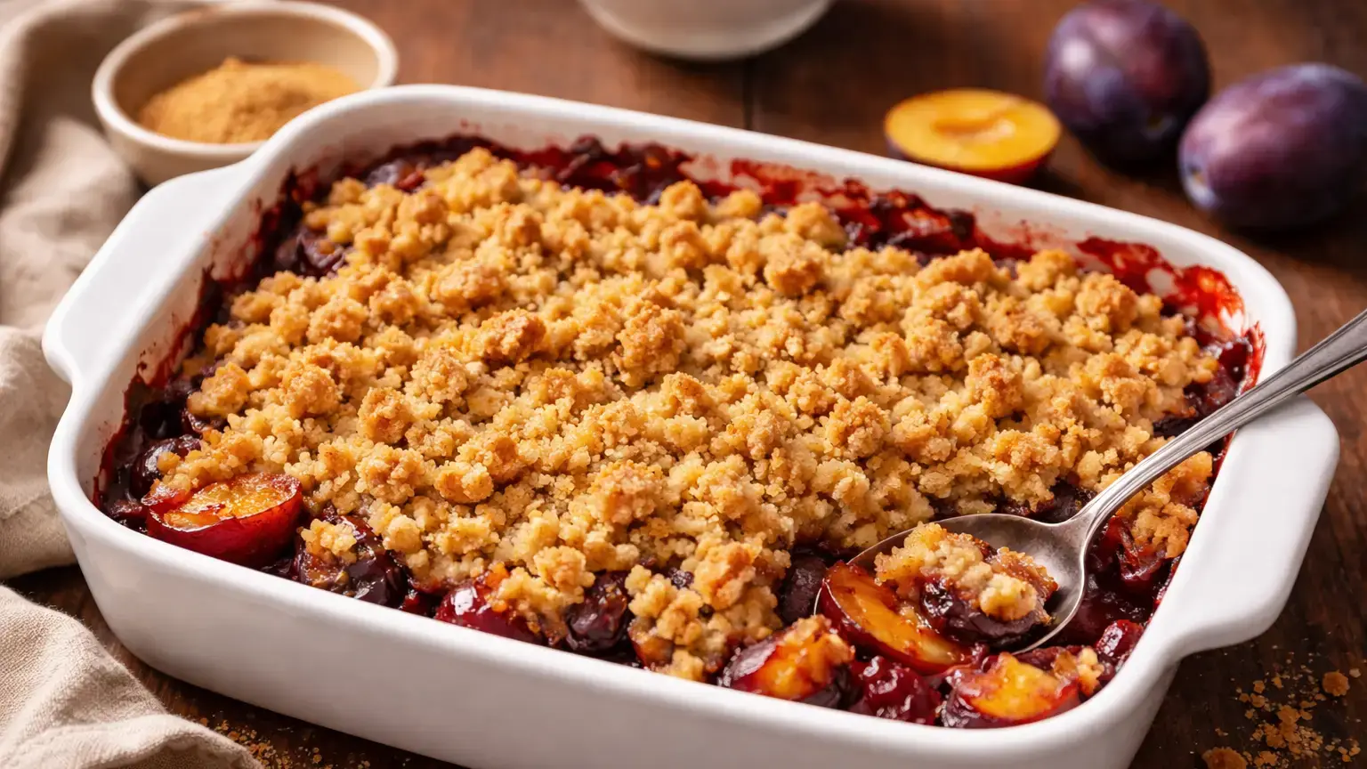 Crumble śliwkowe