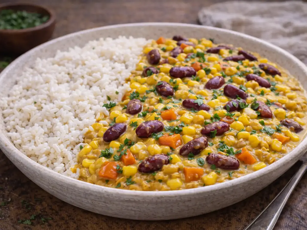 Red Bean and Corn Curry