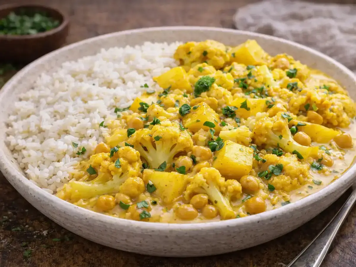 Cauliflower and Potato Curry